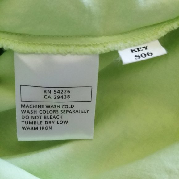 Royal Robbins Handkerchief Hem A-Line Cotton Skirt With Tie Waist Green Size S - Picture 8 of 10